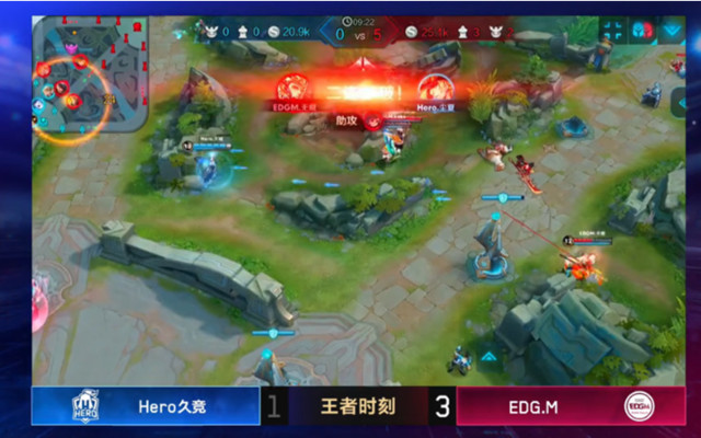 KPL综述:QGhappy遗憾收官 EDGM轻取Hero_