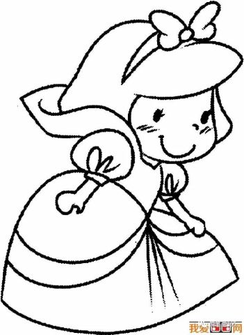 简笔画小女孩 简笔画大全