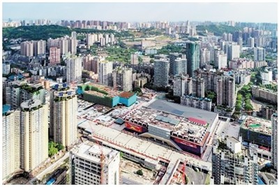 轻轨穿楼算什么?未来在沙坪坝逛商场可看高铁