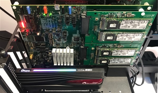 浦科特并联四块m9pe ssd:读取狂飙6.5gb/s