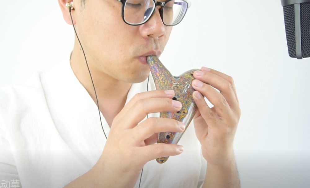风动草陶笛曲谱_风动草12孔陶笛曲谱