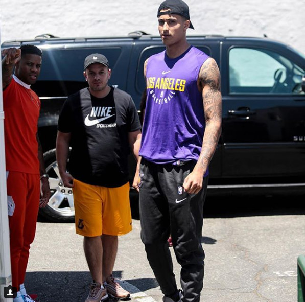 (¨他在)湖人新秀得影星指点《¨苦练》 库兹马