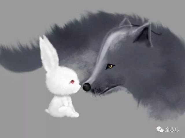 大灰狼和小白兔的结局