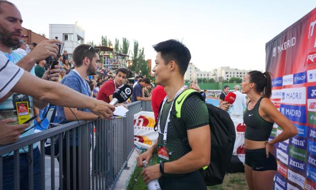 苏炳添抢田联大头条 外媒:重夺中国第一飞人