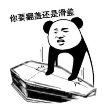 表情包:熊猫头之棺材板系列