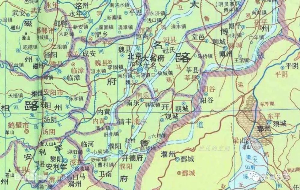 隋大业二年(606年,莘州废,改阳平县为莘县;大业三年,改魏州为武阳郡