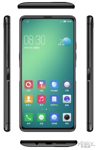 努比亚 Z18最新爆料:无刘海\/美人尖设计,前后双