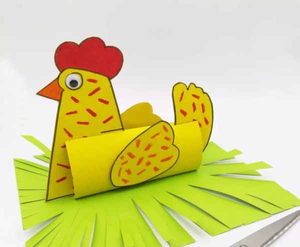 震惊了!最美的母鸡孵小鸡手工,献给亲爱的小朋友