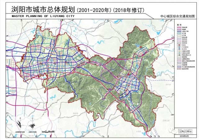 新版浏阳城市总体规划发布 道路网结构这样布局