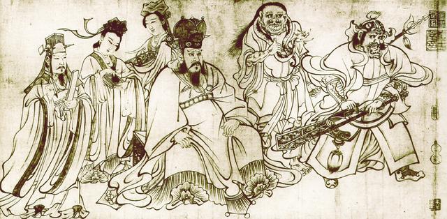 吴道子擅长道释人物画,他的画给人以身若出壁的视觉效果.