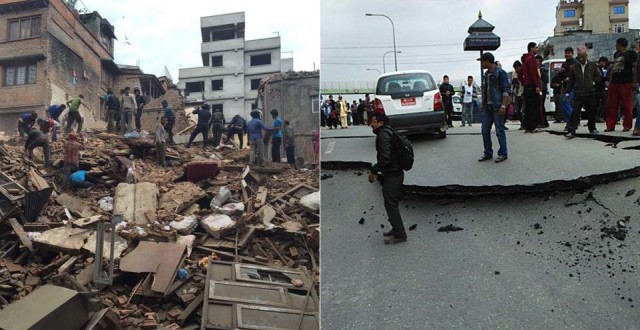尼泊尔官方称该国地震致970人遇难 进入紧急状态