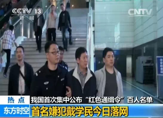 天网 | 中国 红色通缉令 全球通缉100人 首个嫌