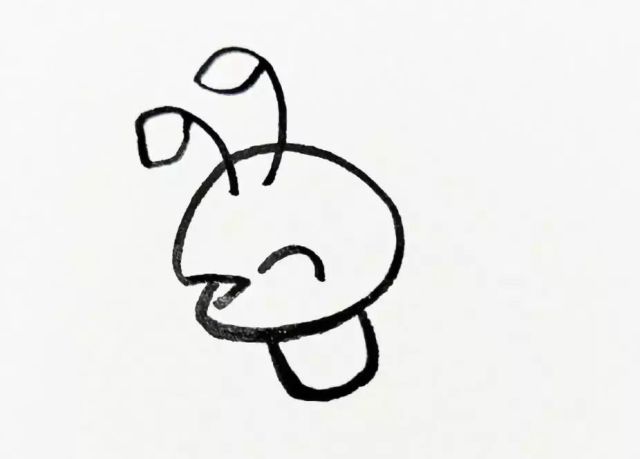 创作起来不够细腻)   绘画步骤:小头圆圆字母a   红色的小蚂蚁就完成