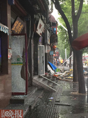 北京地安门附近一餐厅今晨发生爆炸(图)