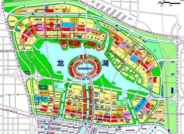 郑州北龙湖,滨河国际新城规划大改,北龙湖标准层10万