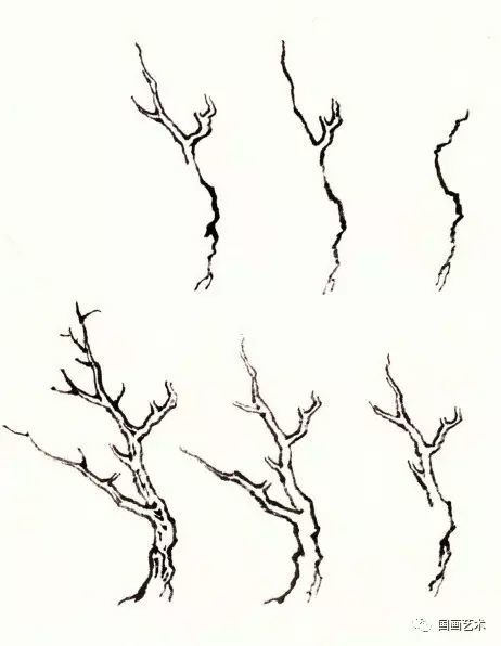 两树组合画法