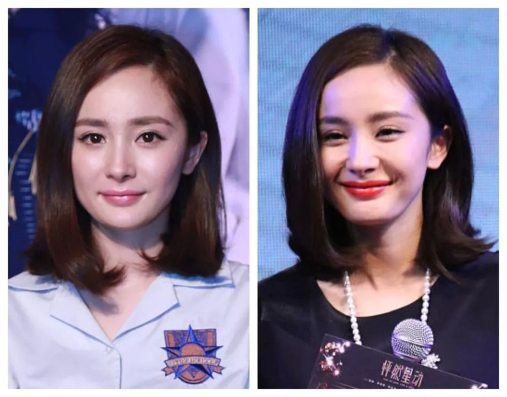 在腮帮子附近 内扣的发型对于下颌线不流畅的女生来说,有最好的修饰