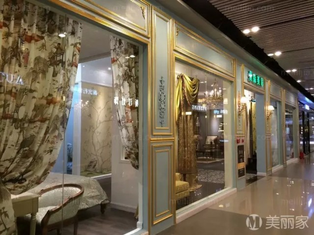胡莹作品|美居软装馆园林设计门口图图片