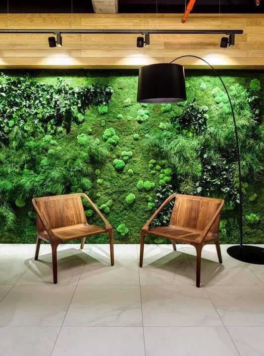 园区办公室植物墙—室内天然氧吧!