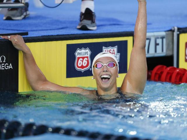 5年6破纪录 莱德基再破1500米自由泳世界纪录