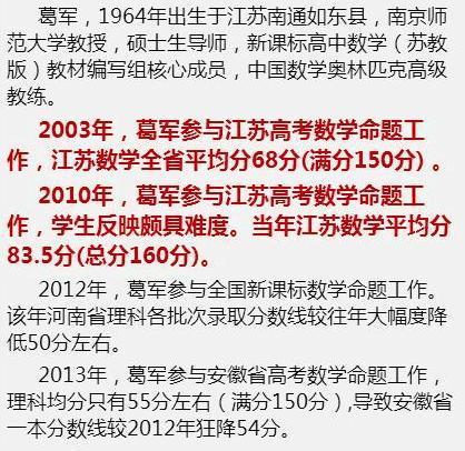 2003年的数学帝葛军到底做了什么?当年的数学试卷有多难?