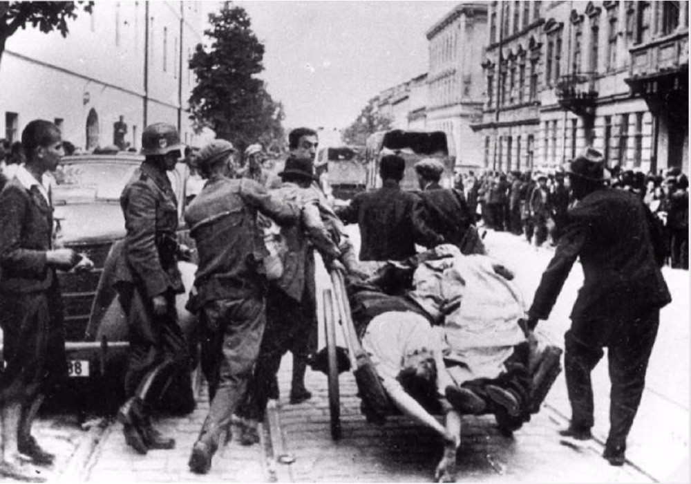 纳粹德军占领乌克兰重镇利沃夫黑镜头 大批犹太人遭残暴虐杀