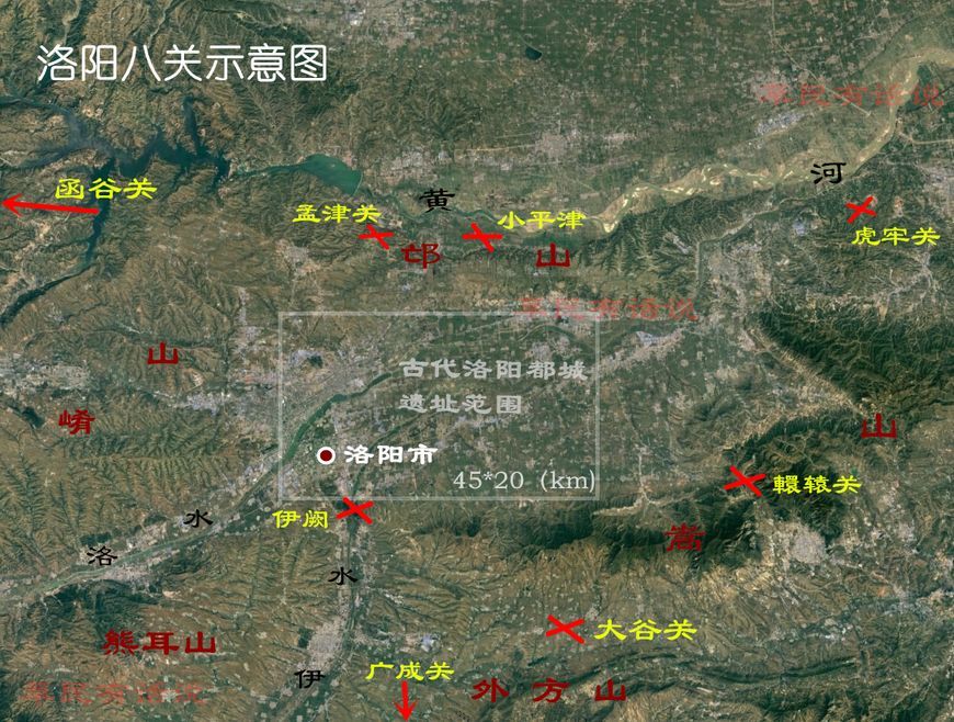 洛阳八关大概位置