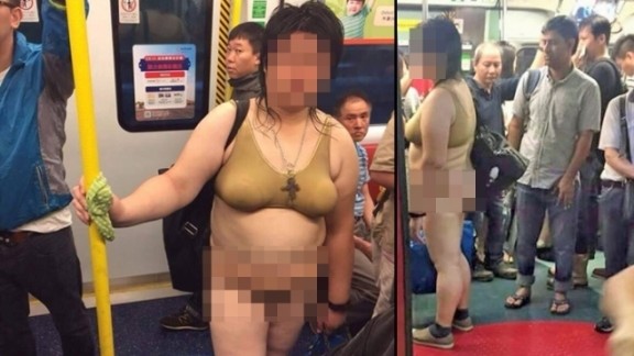 香港<em>女子穿</em>肉色内衣<em>搭地铁</em> 乘客吓得四散_订阅
