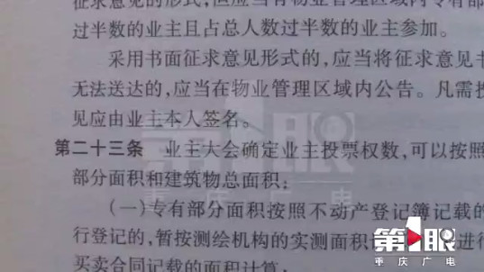 区选聘物业公司 8岁孩子能代表业主签字投票?