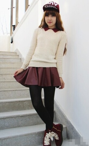 <em>毛衣</em>+<em>短裙</em>+打底裤 胖妞显瘦穿搭_订阅_腾讯网