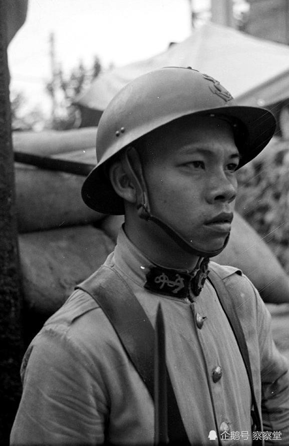 受雇于法国军队的安南士兵,当时越南是法国殖民地,法国军队补充越南人