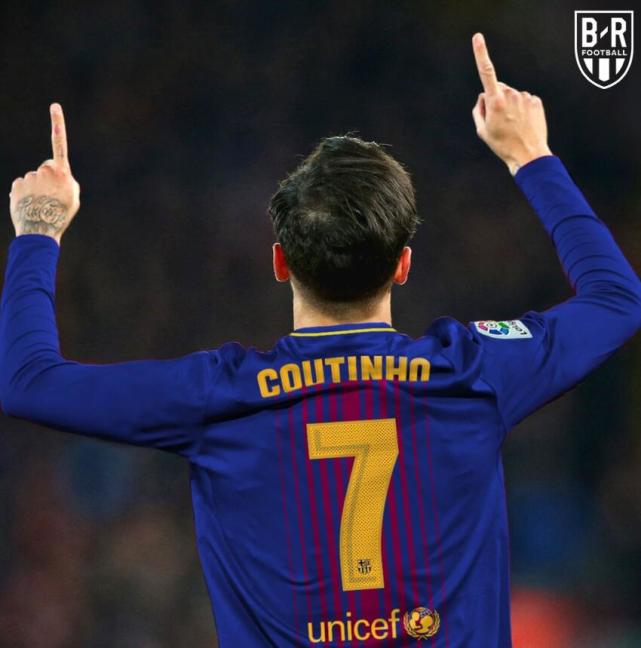 得偿所愿!巴萨官方宣布库蒂尼奥新赛季将披7号