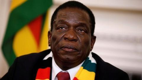 津巴布韦反对派欲推翻大选结果 总统就职典礼