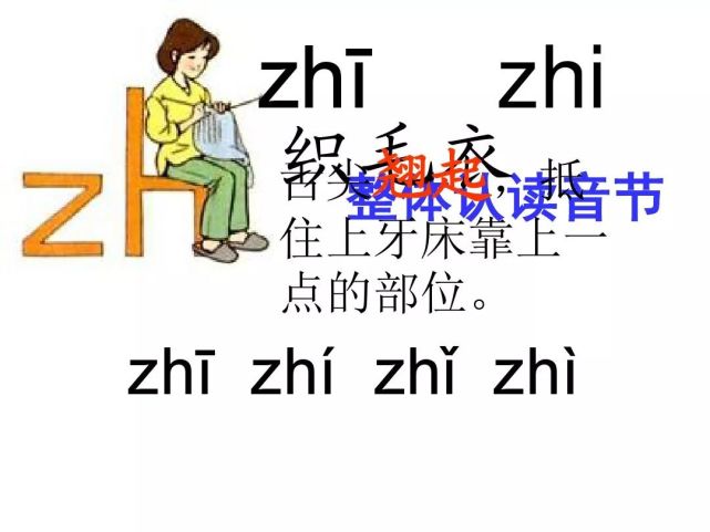 汉语拼音:声母zh 学习