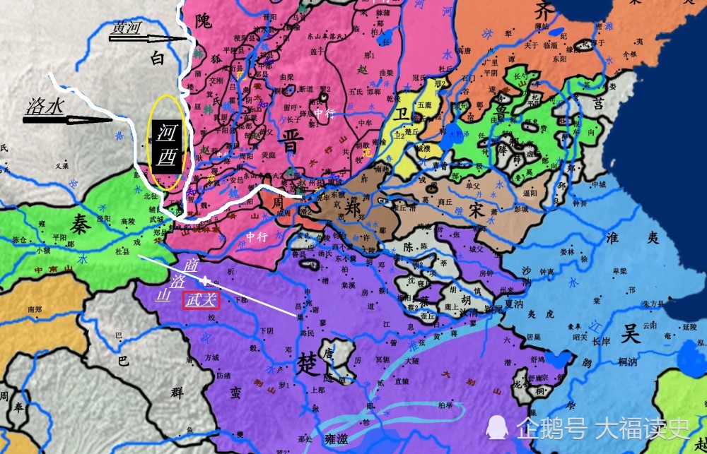 图解吴与楚,秦与晋之间的百年恩怨,一分钟看懂春秋时