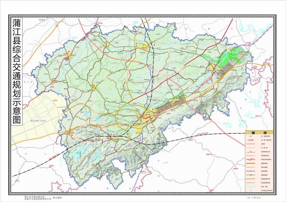 蒲江交通最新规划!3条铁路,2条高速,5条快速路,还有
