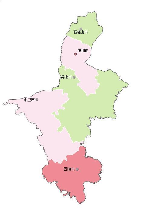 宁夏各市排名:银川市人口最多gdp第一,吴忠市面积最大