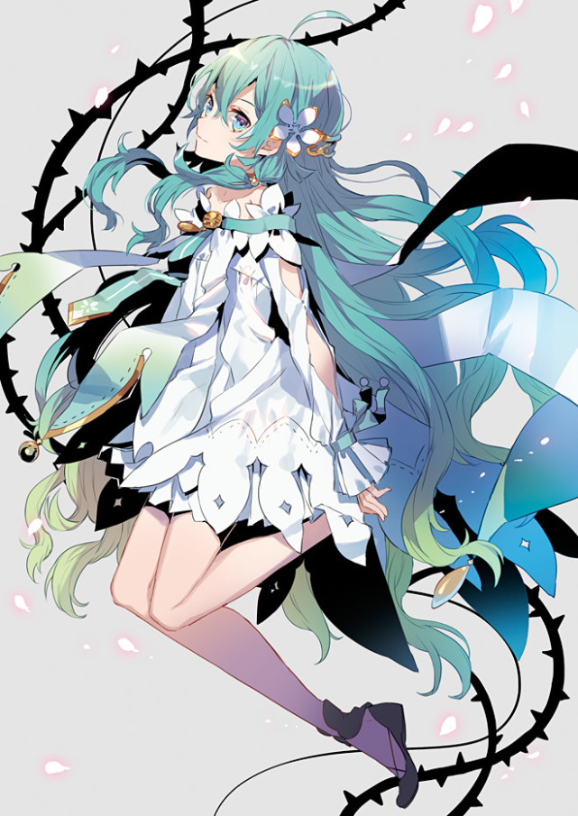精致的人物动作设计,凸显人物曲线的二次元美图