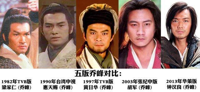 《天龙八部》五版乔峰对比，哪个人最符合你心中乔峰的形象？