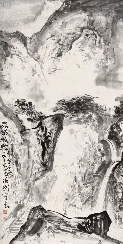 国画大师黑伯龙作品欣赏:人清石冷,淡泊一生