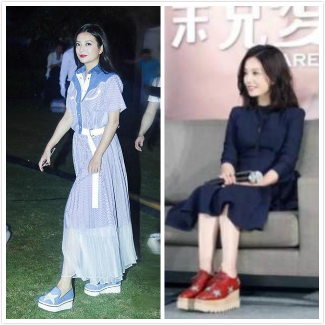 其实回到一开始的疑问,赵薇身高并不矮,为什么一直如此执迷于外增高