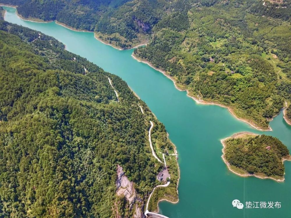 垫江双河水库,一个遗落在凡间的仙女湖!