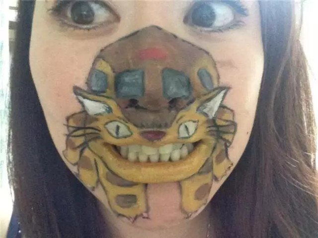 <em>妹纸玩卡通 唇艺</em>画 ,逗B又可爱!_订阅_腾讯网