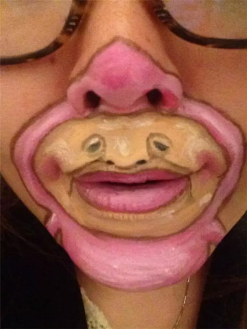 <em>妹纸玩卡通 唇艺</em>画 ,逗B又可爱!_订阅_腾讯网