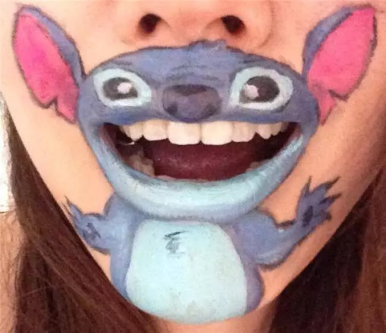 <em>妹纸玩卡通 唇艺</em>画 ,逗B又可爱!_订阅_腾讯网