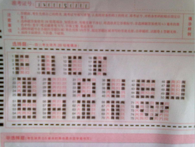 高中学渣不一般,答题卡玩出了新高度,奇葩程度远超想象,网友:这不是在