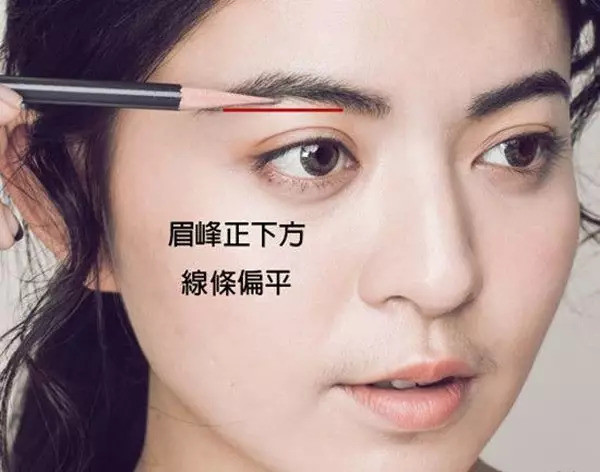 别再跟风画一字眉了!圆脸长脸眉型画法大不同