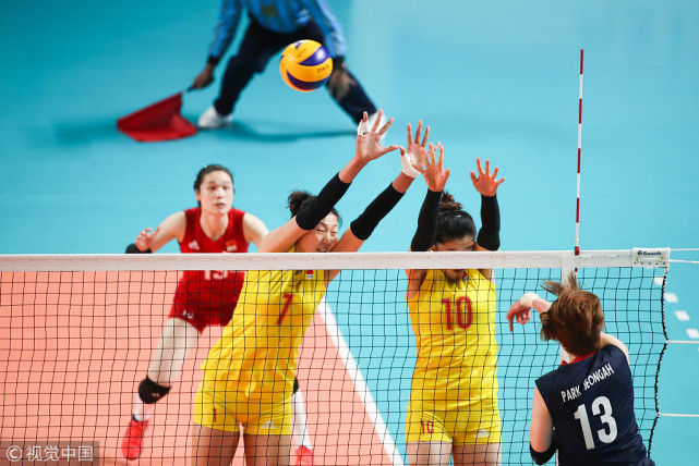 朱婷18分中国女排3-0韩国 夺亚运3连胜基本锁定小组头名