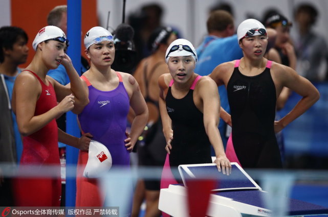 女子4x100米混合泳接力中国犯规亚军遭取消 日本破纪录夺冠