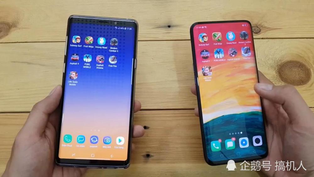 老外用Find X挑战三星Note9:谁的速度更快